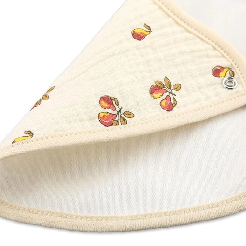 

J15U детские хлопковые нагрудники, 2 шт., водонепроницаемые аксессуары для маленьких девочек и мальчиков, принадлежности для