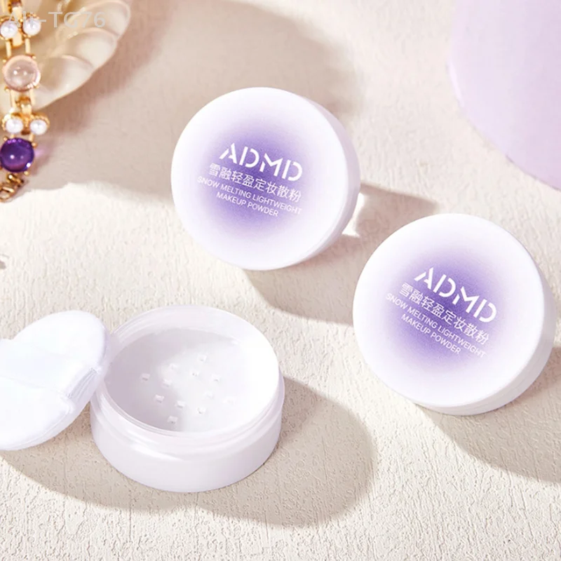 Makeup Finish Loose Setting Powder Translucent Natural Soft Face Powder Oil Control Face Loose Powder Cosmetic Invisible  ﻿