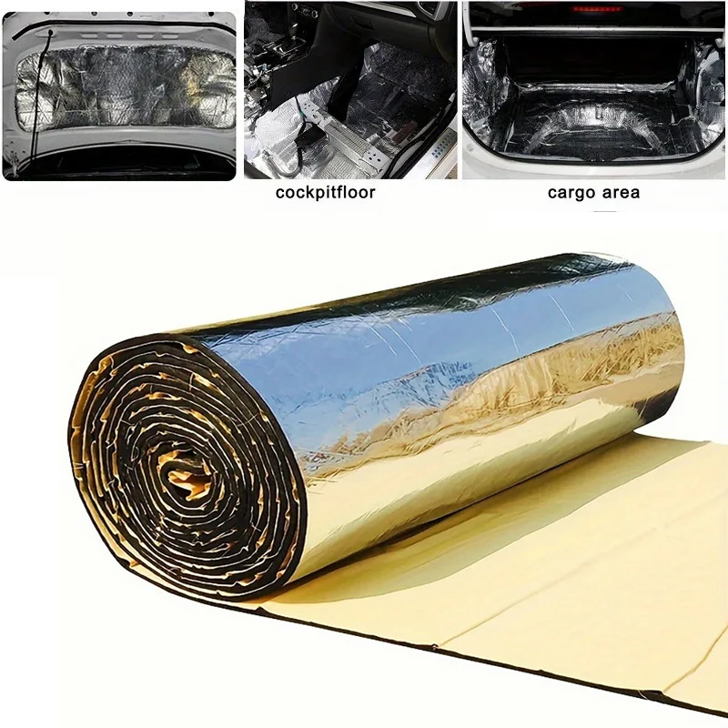 Car soundproof cotton, glass fiber insulation cotton, machine cover insulation, water pipe insulation, 10/5mm200 * 50cm