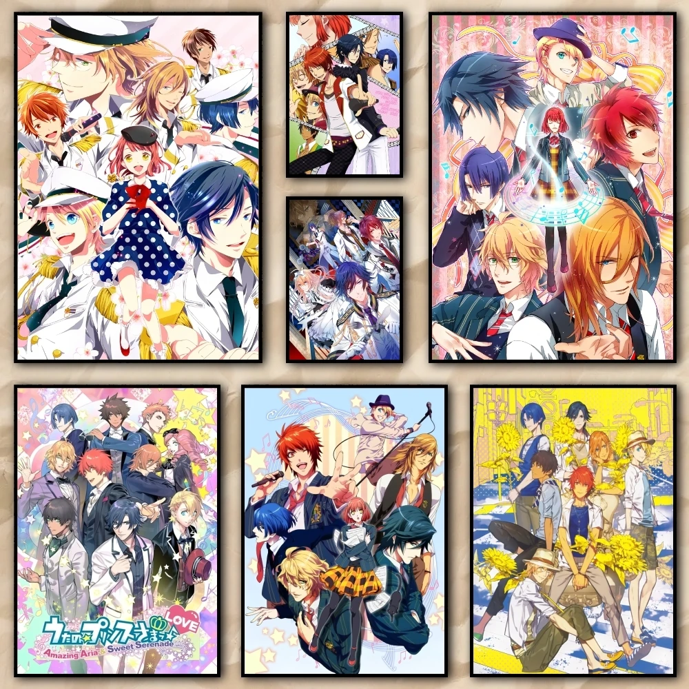 لعبة Uta No Prince Sama اللوحة الخط HD حائط لوح رسم ديكور فني للمنزل مكتب غرفة المعيشة غرفة نوم هدية