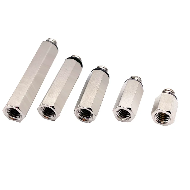 Metal Mini Pneumatic Pipe Fittings Brass Straight Pipe Inner Thread M3M3-JD M3-JL M5 Outer Diameter Plug Adapter Quick Connector