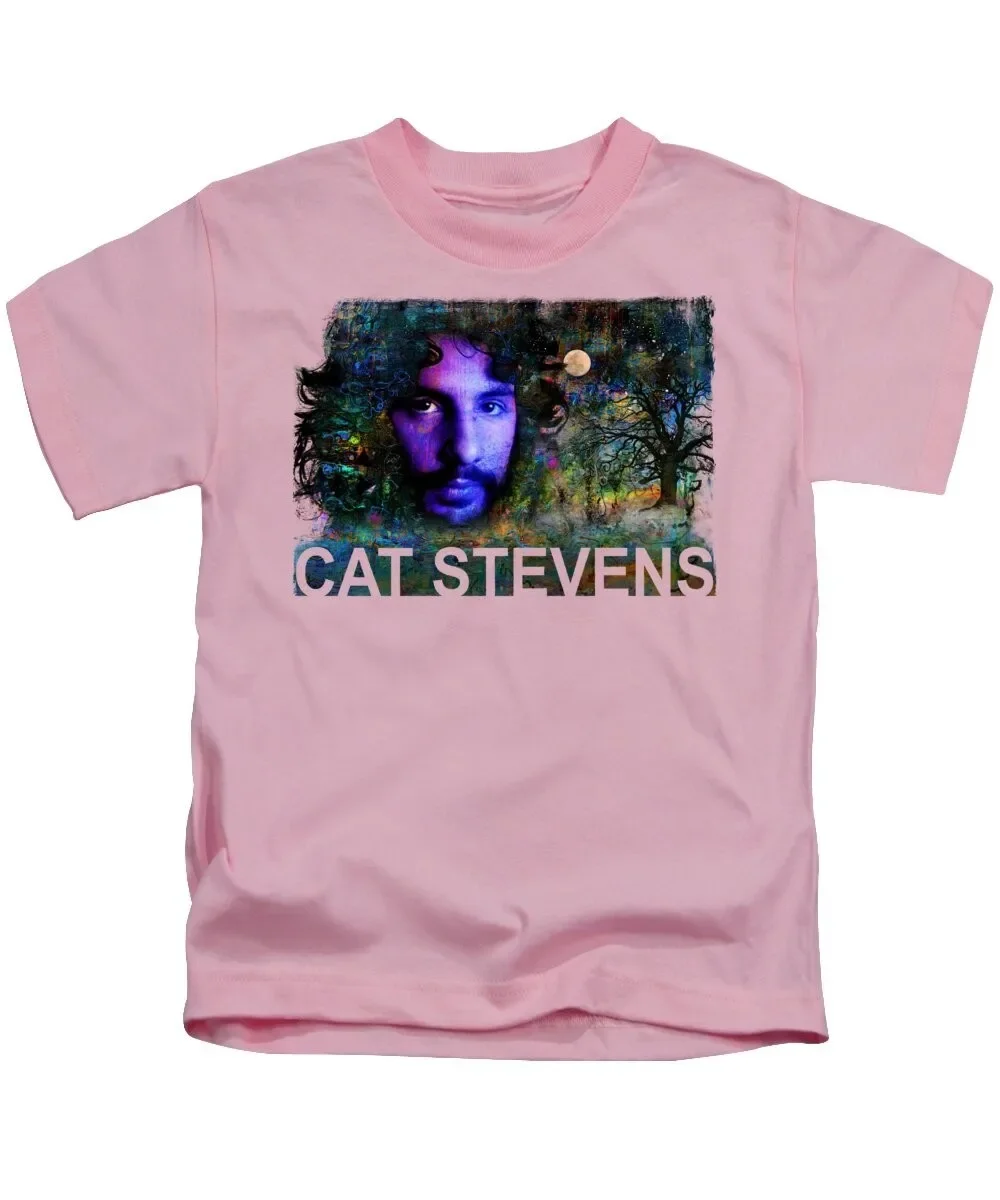 Hot Cat Stevens Music Legend in Light pink T-shirt S to 5XL 2F1249