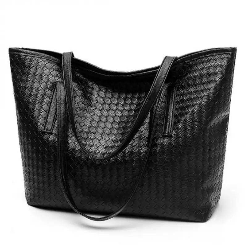 

2025 new women's bags trendy woven large-capacity single-shoulder bags fashionable and casual tote bags and simple large bags
