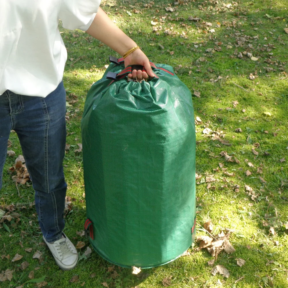 Sacchetti per rifiuti da giardino riutilizzabili Sacchetto per rifiuti da giardino di grande capacità per uso esterno