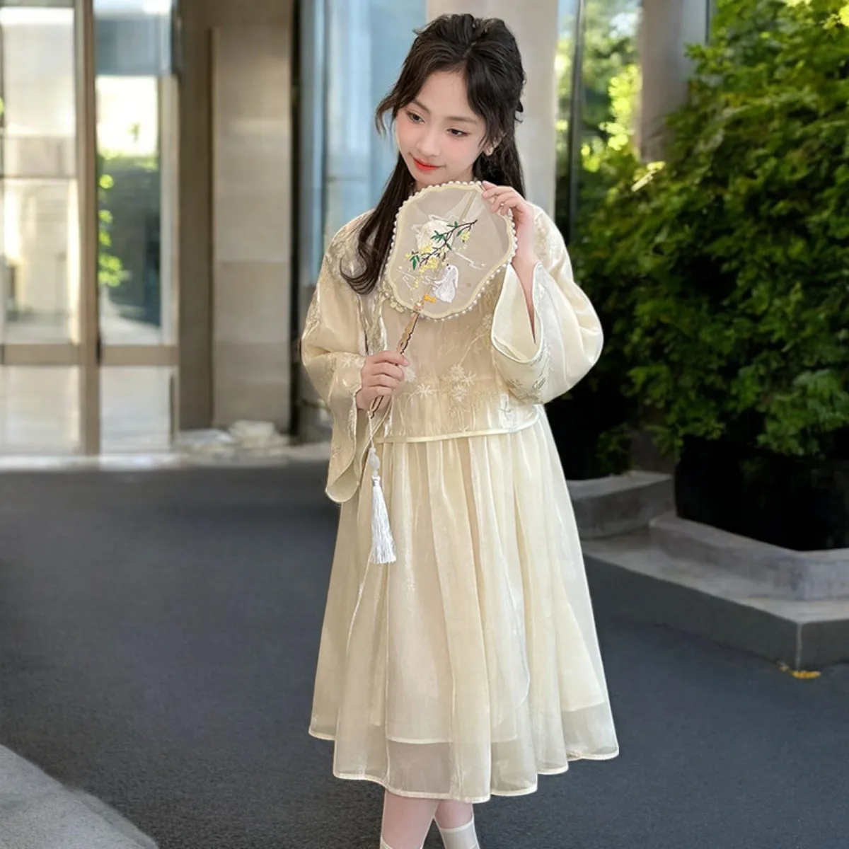 Teenagers Girls Black Dresses for Kids Clothes Preppy School Long Sleeve Spring Autumn Baby Children Costumes 6 8 10 11 12 Years image 4