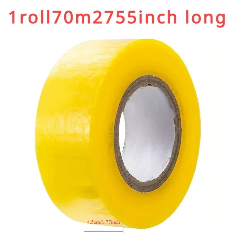 4,5 cm x 70 Meter hochviskoses, transparentes Klebeband, Kartonversiegelungs- und Verpackungsband, DIY-Montage- und Befestigungsband, transparentes Klebeband