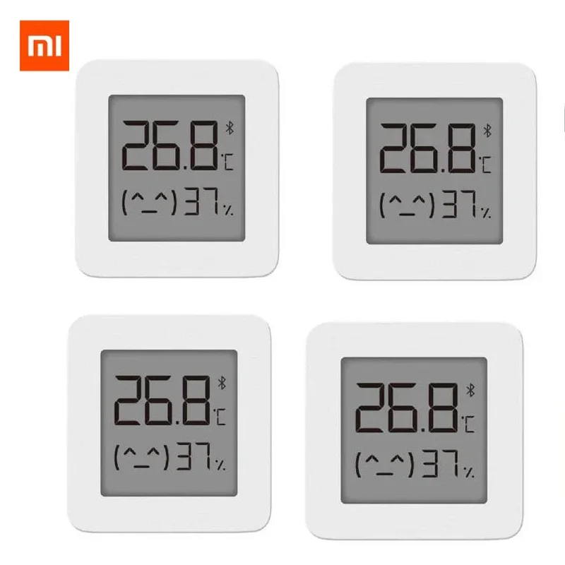 XIAOMI Bluetooth Digital Thermometer 2 LCD Screen Digital Moisture Meter Wireless Smart Temperature Humidity Sensor with battery