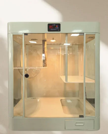 Cats and dogs multi-functional pet cabin heating atomization disinfection physiotherapy purification treatment function