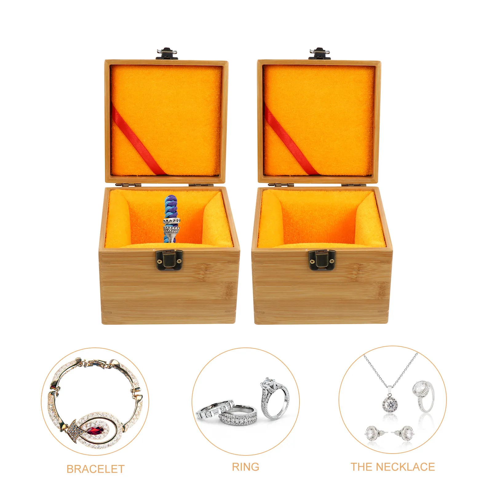 

Бамбуковая шкатулка для украшений: практичный органайзер для хранения ожерелий, браслетов, часов, серег, брошей. Декор для дома, подарок на свадьбу.