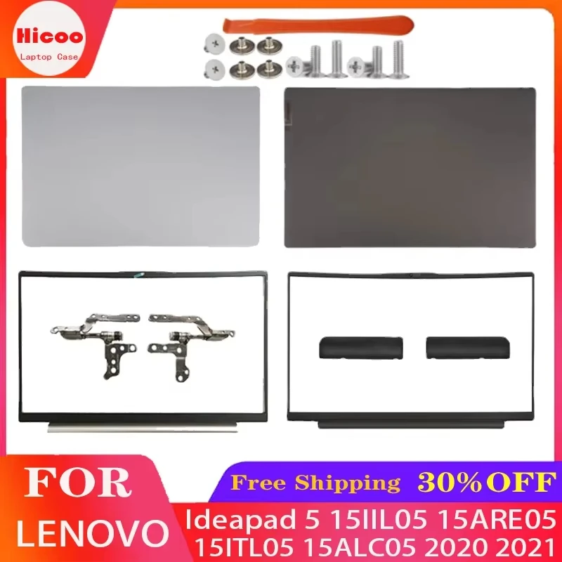 

New For Lenovo Ideapad 5 15IIL05 15ARE05 15ITL05 Ideapad 5 15 LCD Back Cover 5CB0X56073 /Front Bezel / Hinges Screw AM1K7000300
