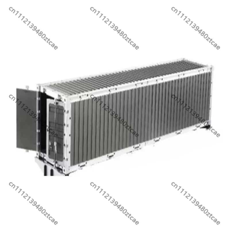 RC Container Truck Simulation 40‑Foot Full‑Metal Shipping Container Box, Hobby Semi‑Trailer Upgrade Modification Spare‑Part