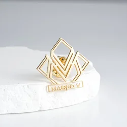 Customized Pattern Stainless Steel Brooch Company Logo Design And Production, Giving Him/Her A Special And Exquisite Gift