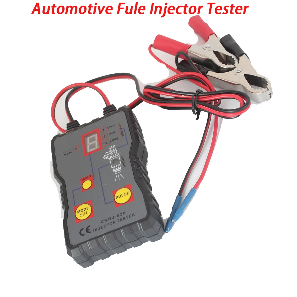 Automobile Fuel Injector Tester Fuel Injector Drive Tester Diagnostic Instrument Fuel Injector Cleaning Auto Repair Tool