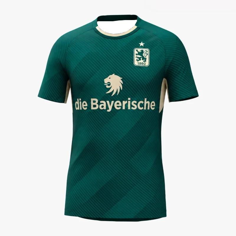 26-27 TSV 1860 München Home Football Jersey Match Training Kit Summer Sports Men T-Shirt Woman Breathable Quick-dry Away Jersey