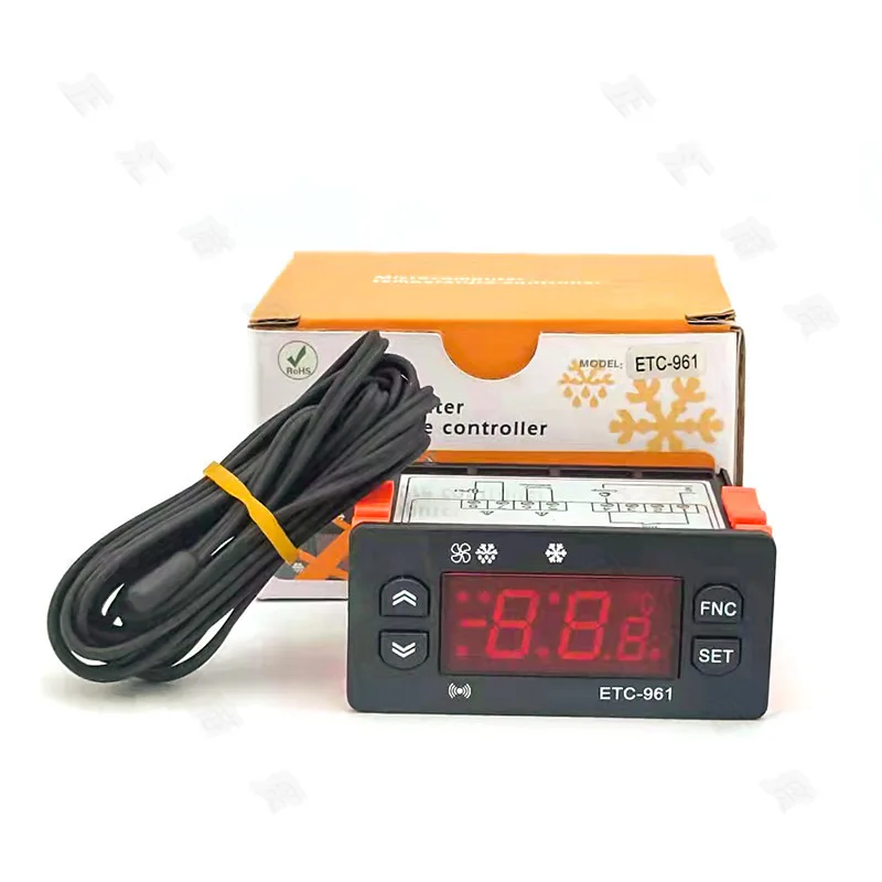 ETC-961 Temperature Controller, Refrigeration and Defrost Alarm Calibration, Freezer Freezer Freezer Controller