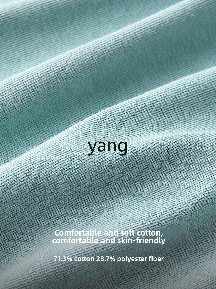 CX men's cotton pajamas lapel open placket long-sleeved trousers set comfortable home living clothes