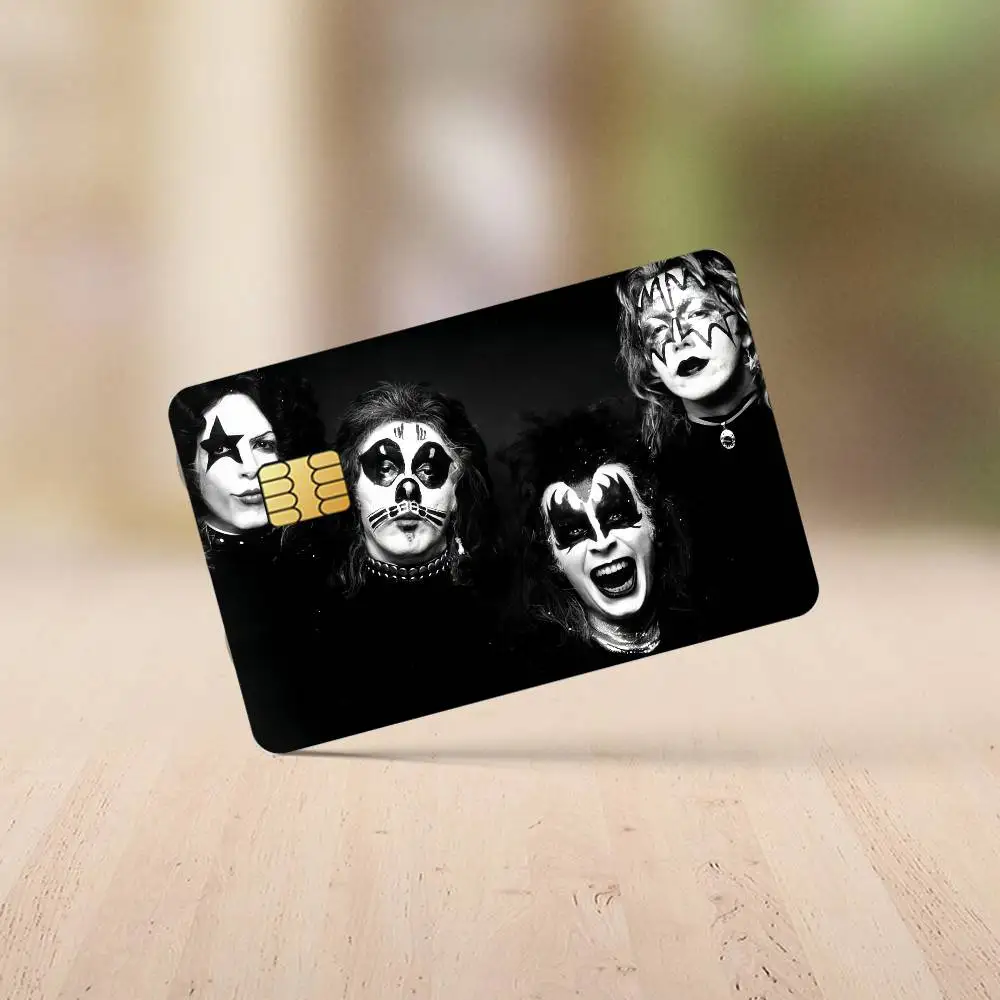 Band Kiss Classic Credit Card Stickers Skin for Bank Debit Decorative Protection 4PCS Anti-scratch Waterproof view 5