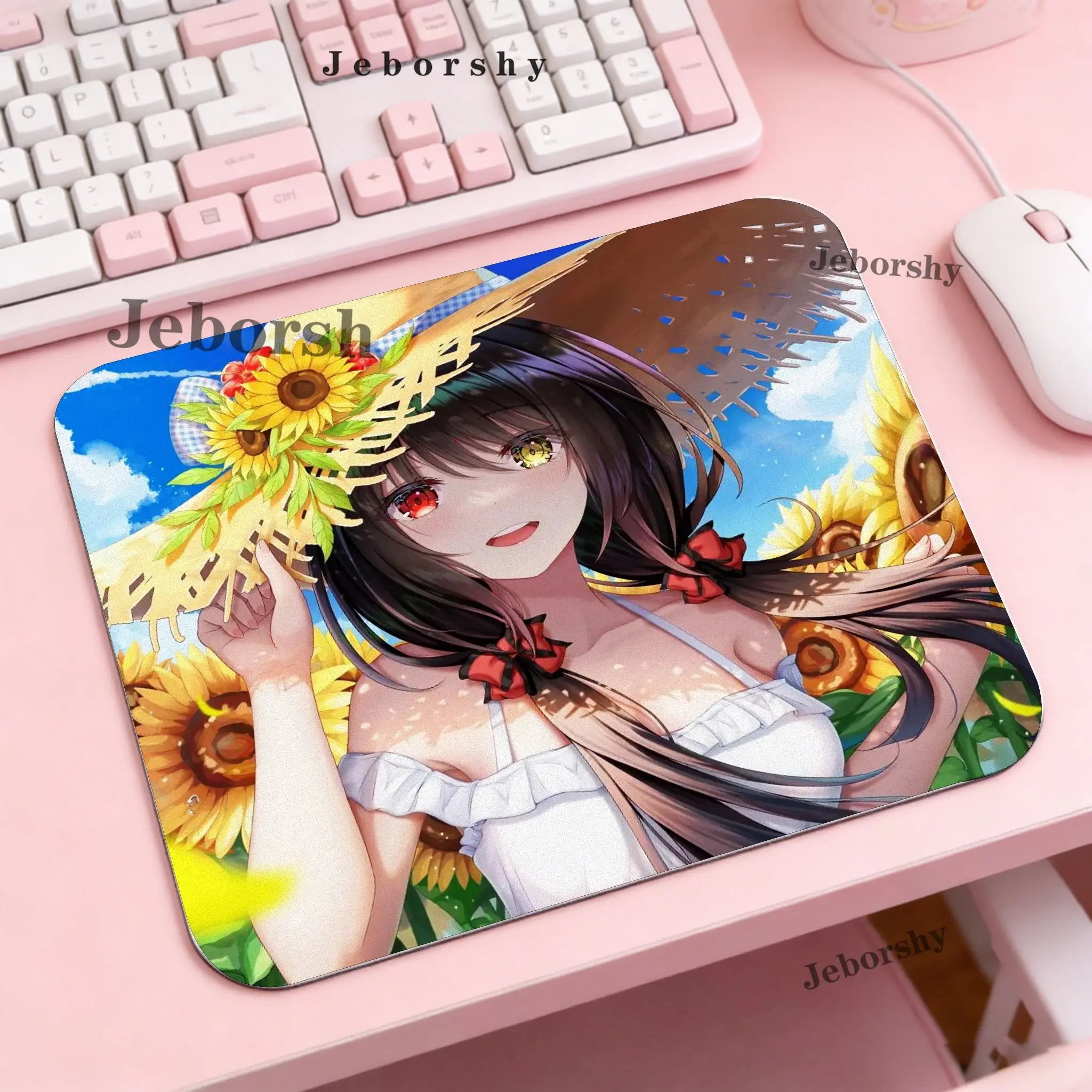 Anime Fantasy D-Date A L-Live Kurumi Tokisaki Mouse Pad Mousepad Small Gaming LockEdge Thickened PC Table Desk Mat