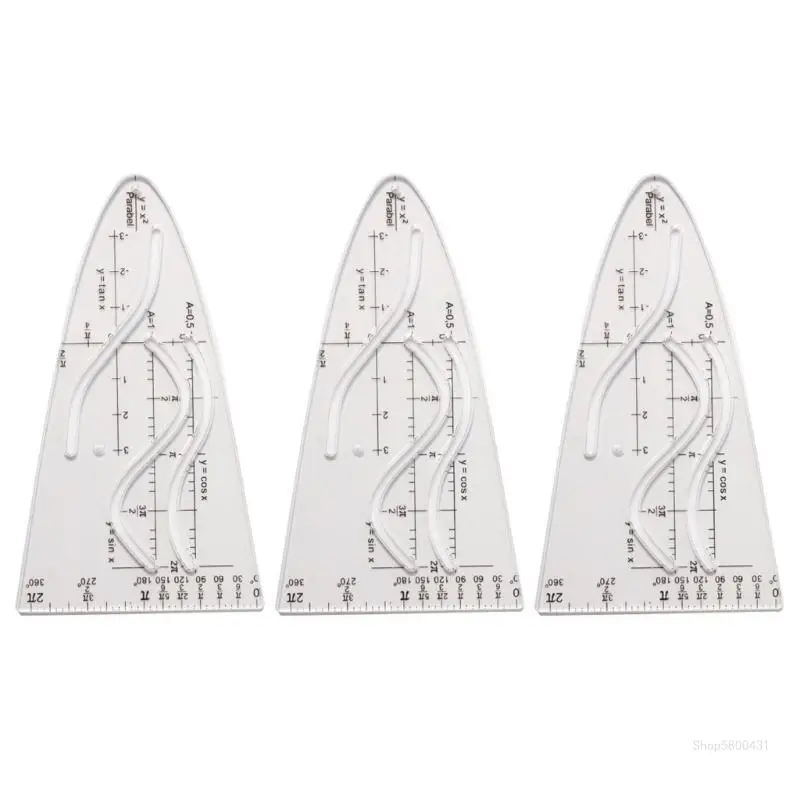 Parabolic Template Math Parabolic Stencil Cosine Ruler Parabola Ruler Student