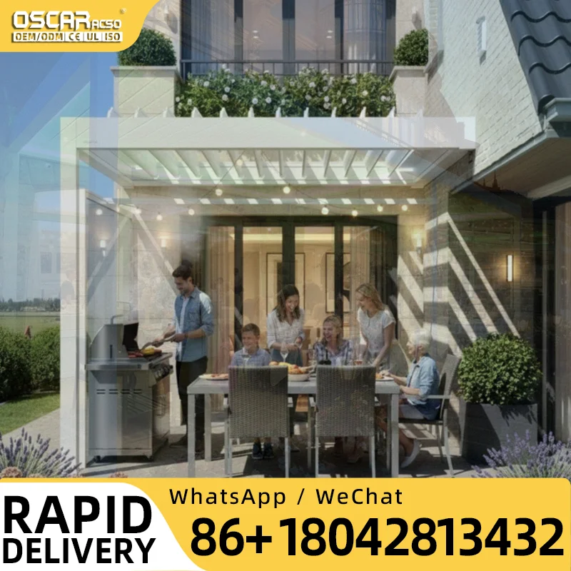 3x3m Pergola for Balcony Garden Terrace Home Decoration Direct from Factory pergola