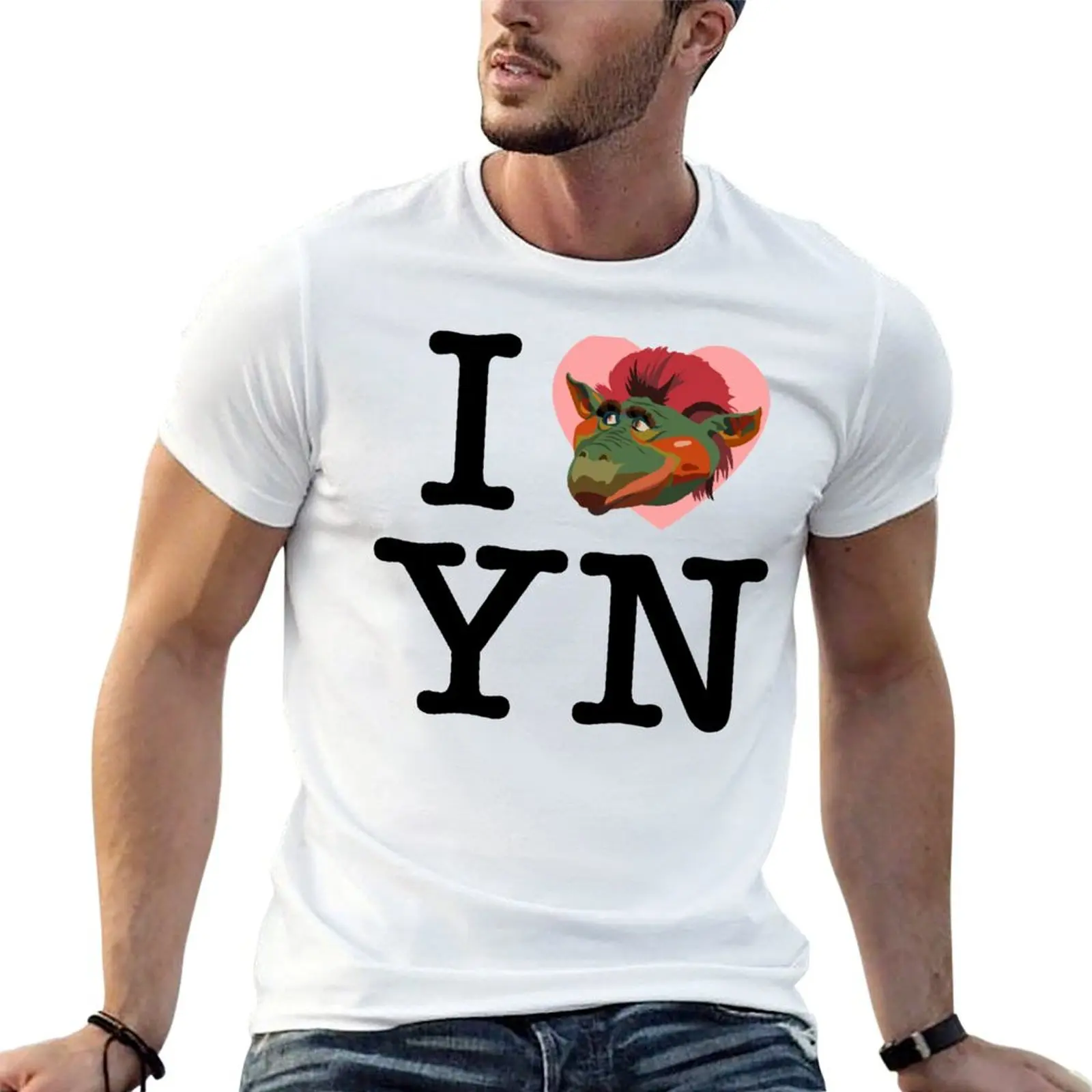 Camiseta I Love Yew Nork para hombre, camisetas de algodón de alta calidad con estampados, camiseta para hombre, camiseta 100% de algodón
