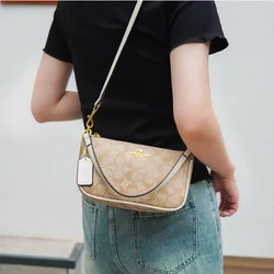 2024 New Texture Printed Simple and Fashionable Underarm Single Shoulder Crossbody Handheld Women's Bag