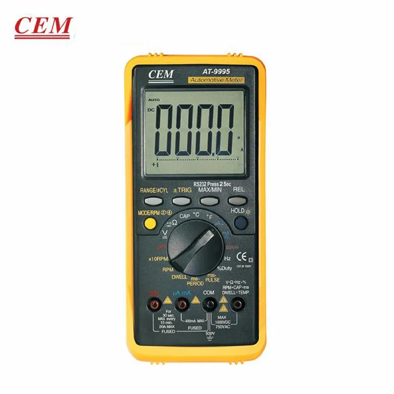 

Professional Automotive Digital Multimeter with LCD Display Multifunctional Testing Equipment for Car Maintenance