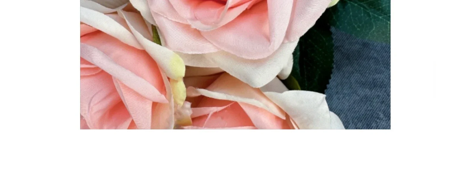 2/5 Stück künstliche Seidenrosen, Deko für Wohnzimmer, orange, künstliche Blume, 9-köpfiger Rosenstrauß – Detail 5