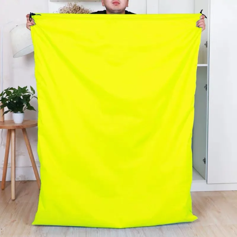 Big Size Grote Capaciteit Waterdichte Opbergzakken Trekkoord Stevig Thuis Organiseren Kruidenier Stofzak Oversized quilt opbergtas