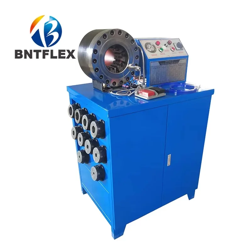

2 inch hose crimping machine 220v electric BNT68 Hydraulic crimper with 10 sets of dies