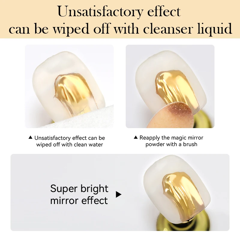 LILYCUTE 크롬 탑 코트, 반영구 UV 젤 광택제 미러, 기능성 젤 네일 아트 매니큐어, 7ML