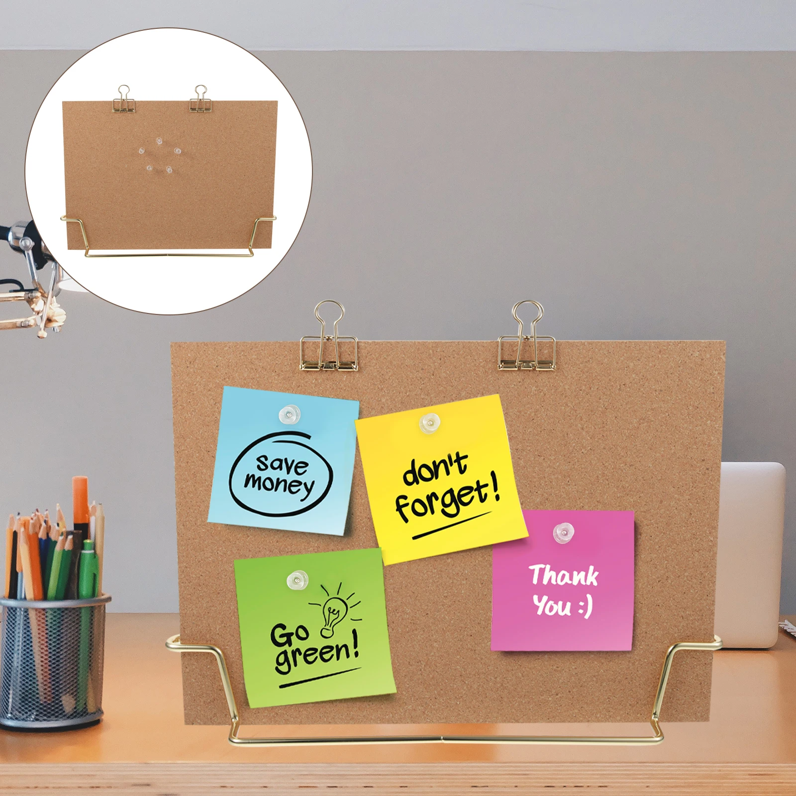 

Cork Board Bulletin Board Wooden Pin Memo Notice Home Office Chalkboard Drawing Easy Use Multi Function