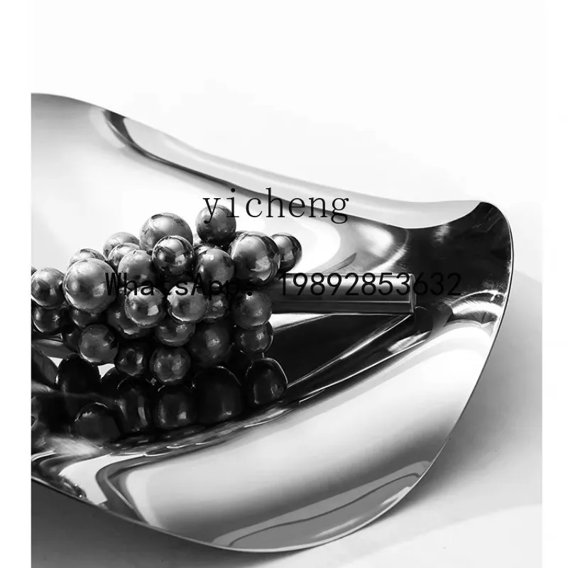 Light Luxury High-End Decorative Items Home Living Room Ornaments Tray Fruit Plate Dish