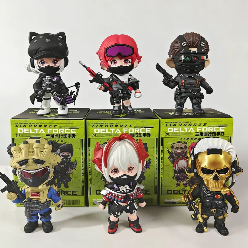 

Genuine In Stock Dellta Action Blind Box Handmade Model Mai Xiaowen Wei Long Red Wolf Nameless Luna Sending Boyfriend Cool Gifts