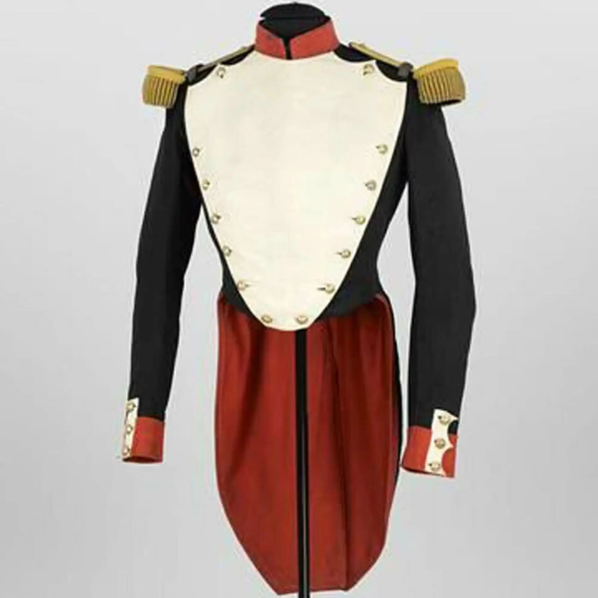 18th Century Military Officer Cosplay Costume Jacket Civil War Hussar Costumes Coat Parade Jacket Costumes