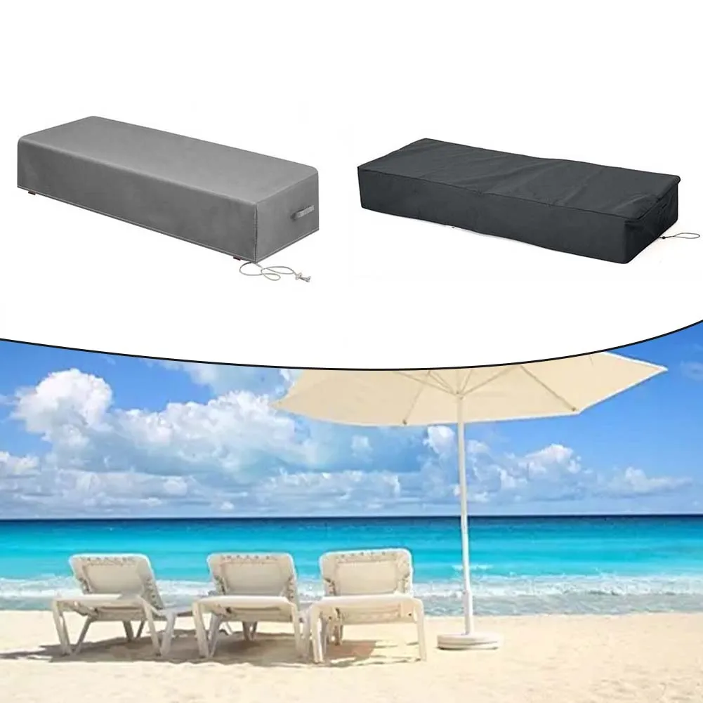 

211*76*30 см 420D чехол для мебели, легко держать, долговечный защитный термоусадочный ремень, просторный дизайн для садового шезлонга