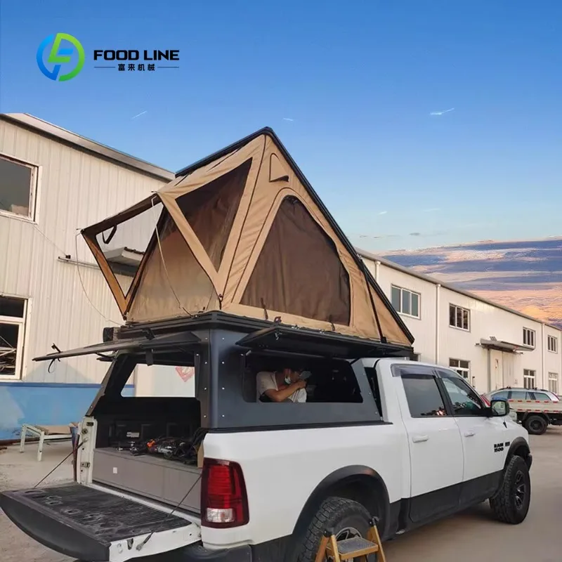 Customized Aluminum Alloy Manual Locking Tailbox Hard Shell Rooftop Tent Waterproof Car Roof Tent for Overland Camping