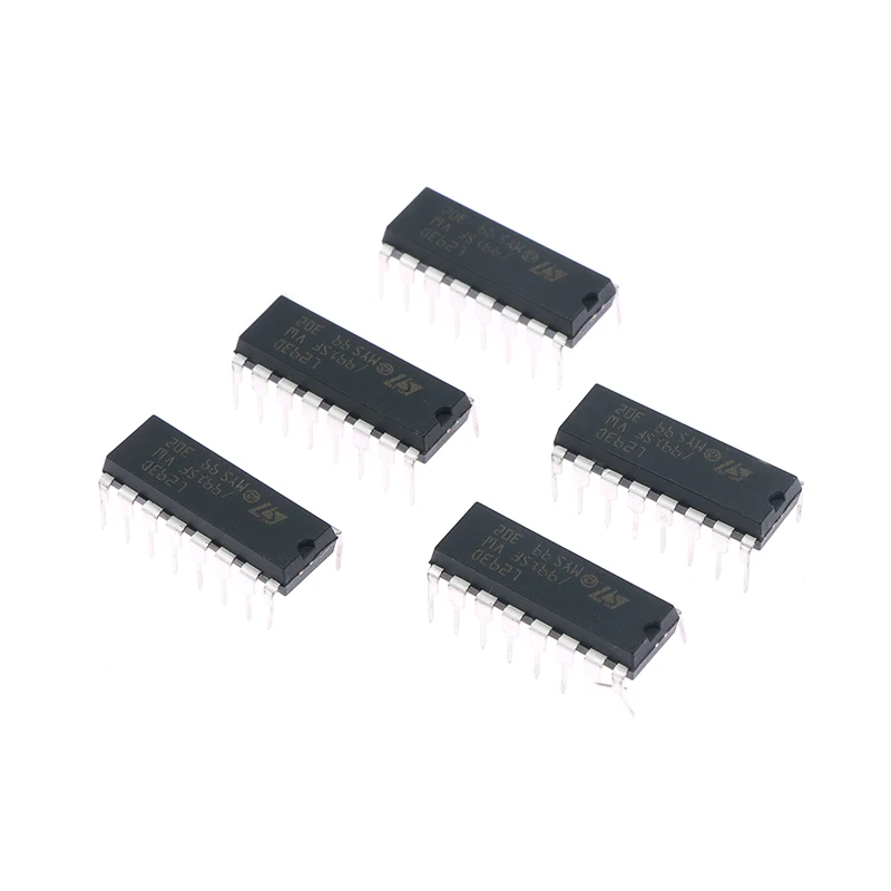 5 buah kualitas tinggi L293 L293D DIP DIP16 DIP-16 IC Motor Driver PAR dorong 4 empat saluran modul Driver