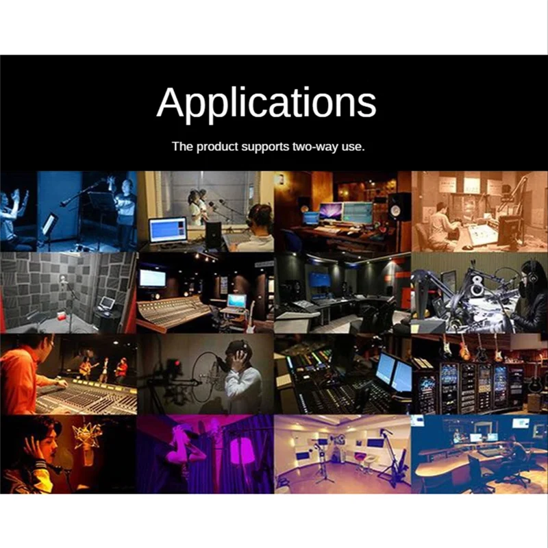 Nuovo GX200 Isolatore Audio Dual-Channel 6.5 XLR Mixer Isolatore Audio Corrente Suono Rumore Mixer Microfono Filtro di Terra Comune