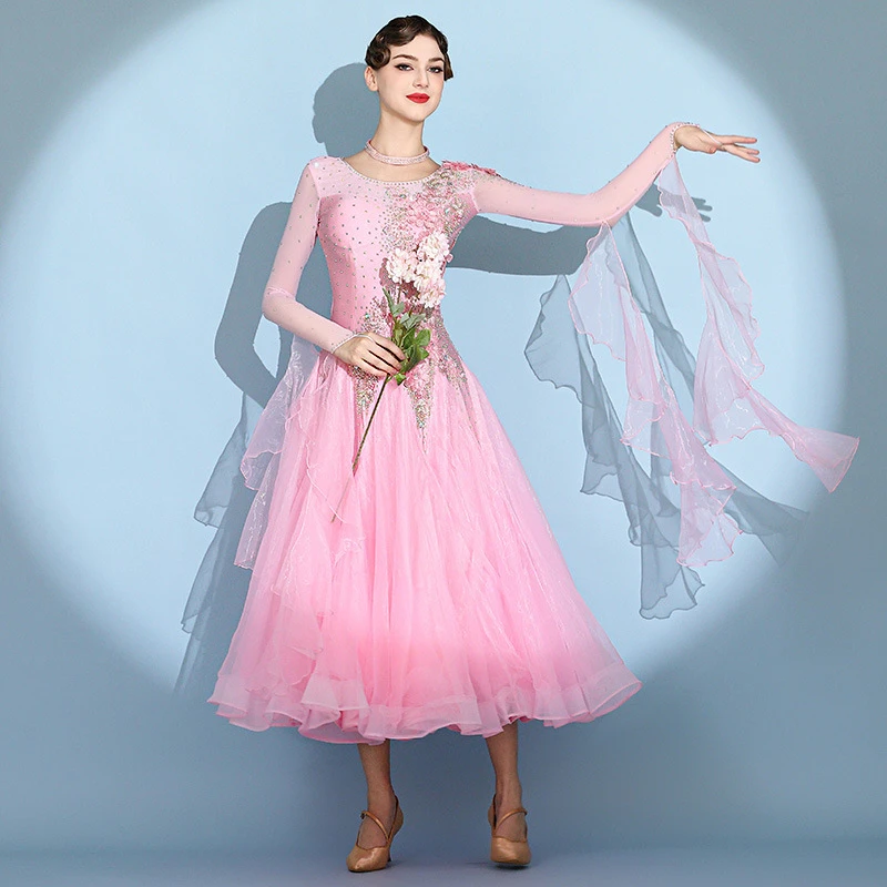 ODBD1300 Venda quente de alta qualidade Desgaste de desempenho feminino vestido de competição de salão