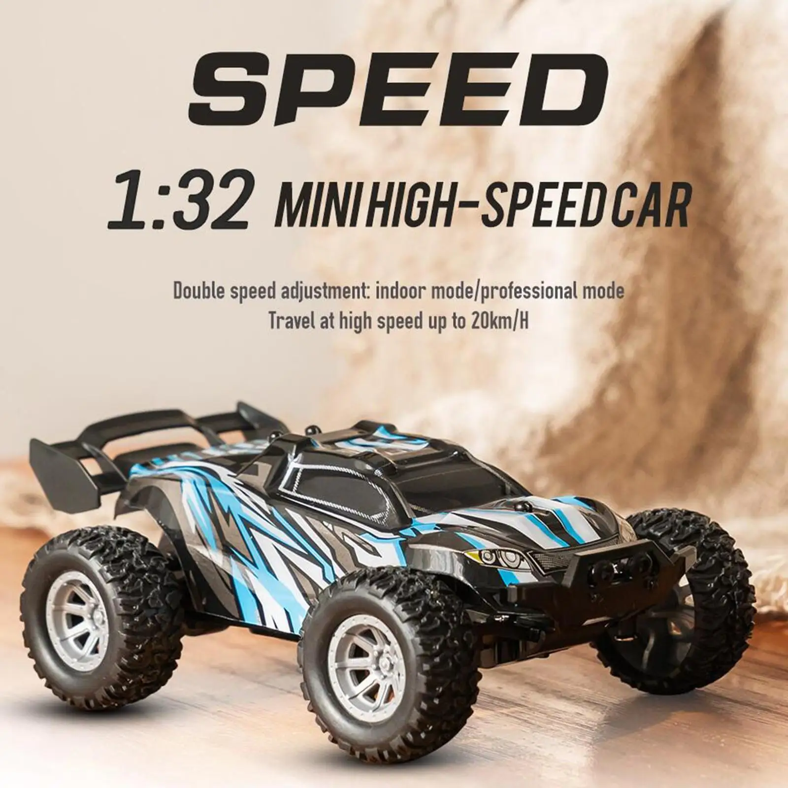 S658 1/32 RC samochód 2.4GHz High Speed 20 km/h Drift Toy RC tryb regulacji podwójna prędkość jazdy terenowej ciężarówki zabawki zdalnie sterowane