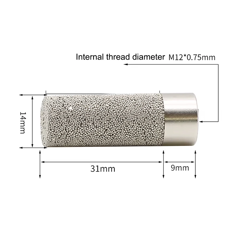 10PCS Temperature Humidity Sensor Probe Protective Housing Copper Particles Sintered Filter Protection Cap Cover for SHT10/20/30