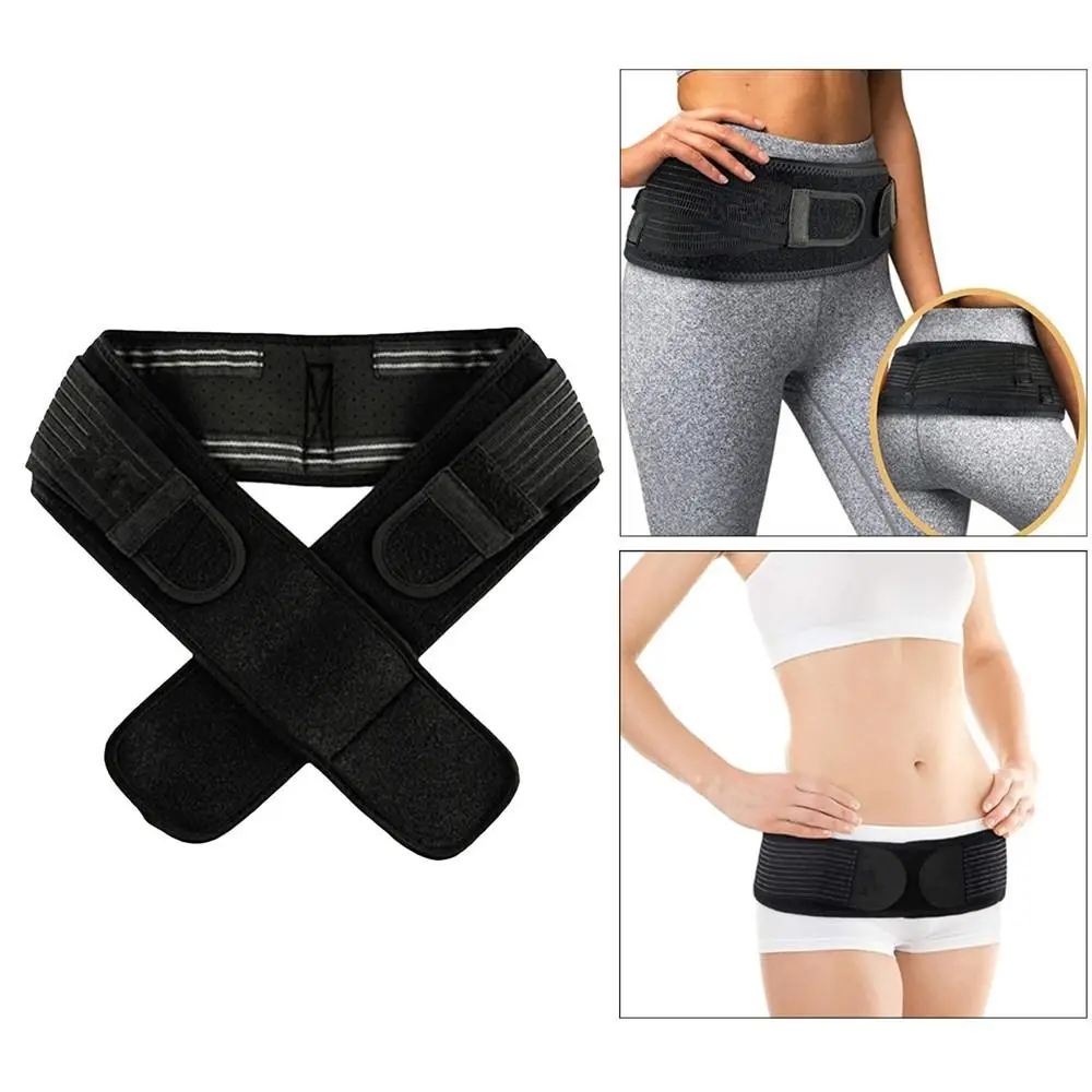 اللياقة البدنية تنفس الحوض السفلي Sacroiliac آلام المفاصل دعم محول الفرقة الخصر ختم حزام الورك القطني