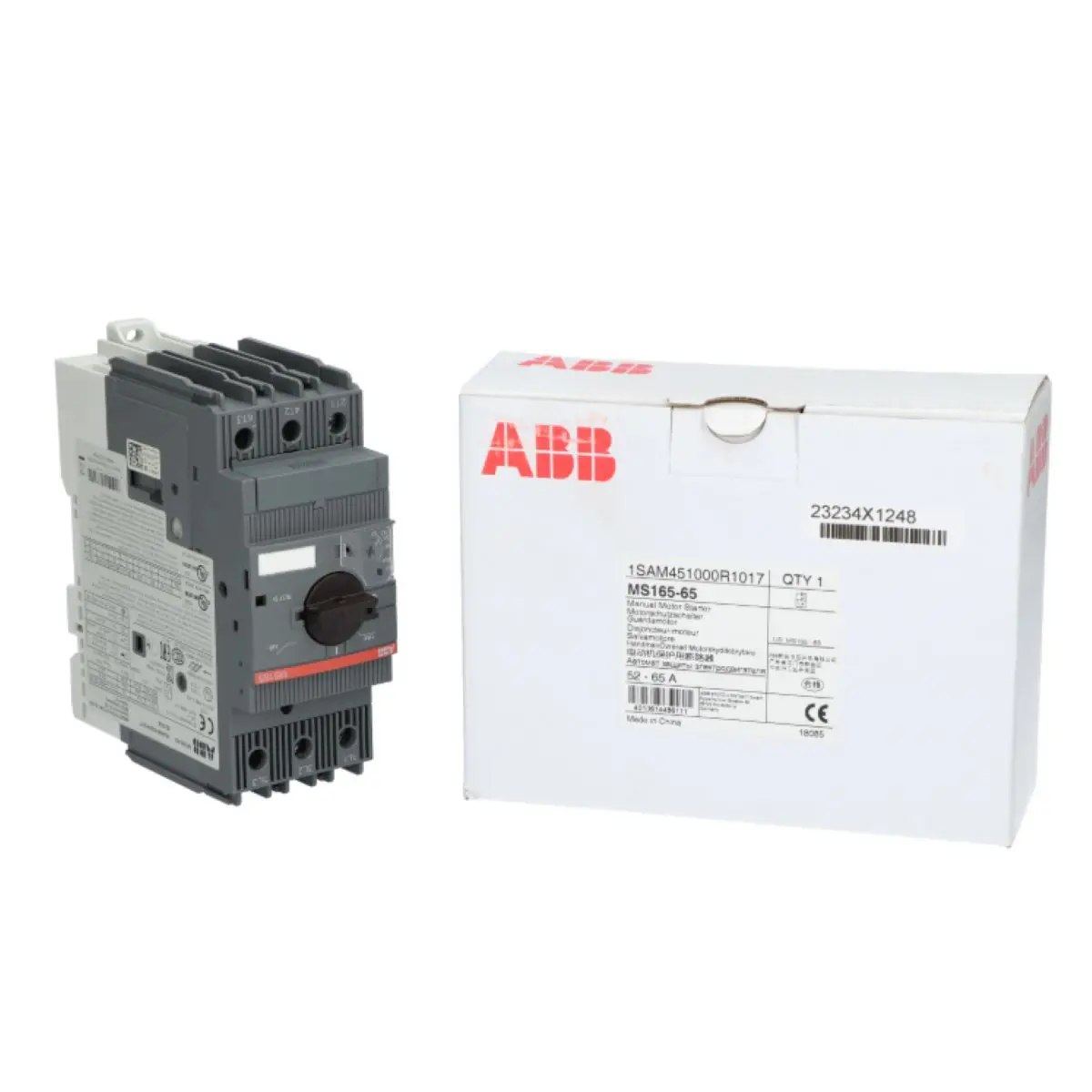 Manual Motor Starter 52 ... 65 A MS165-65 10157484 1SAM451000R1017
