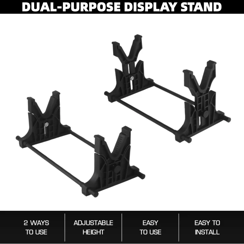 Rifle launcher decorative display dual-use exhibition stand, can be fixed to walls or placed on a flat surface