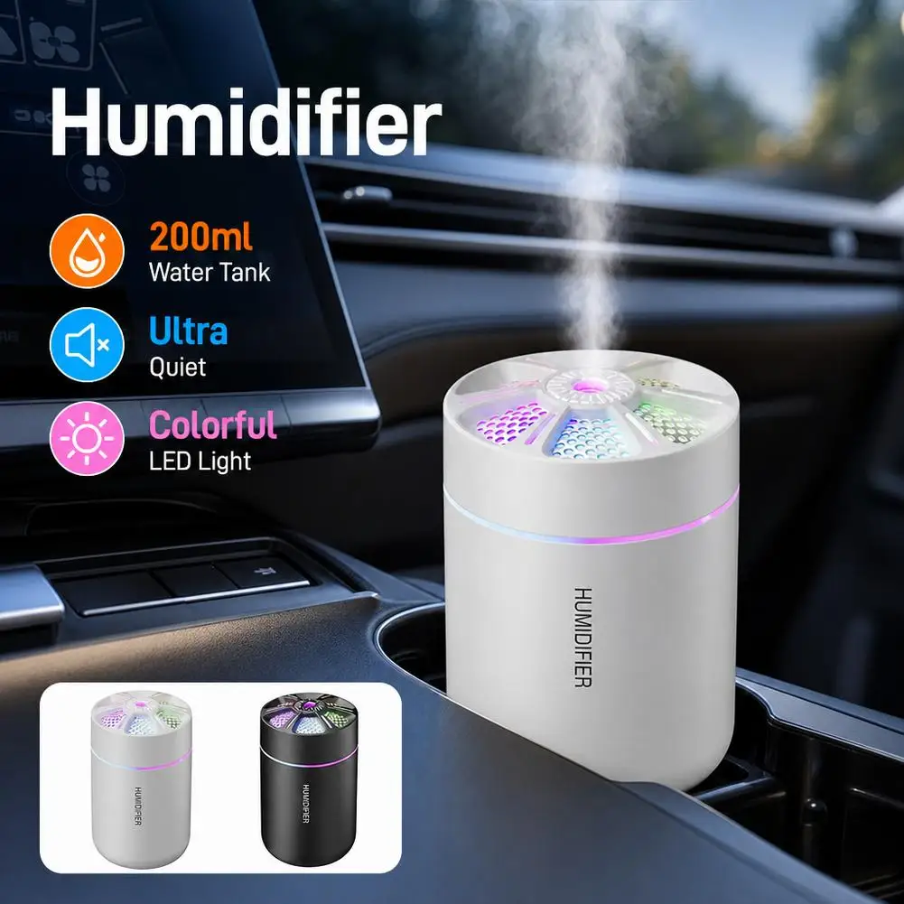 Powerful and Efficient Air Humidifier  Aromatherapy Aroma Diffuser Essential Oil with Colorful Lights for Home Car Bedroom