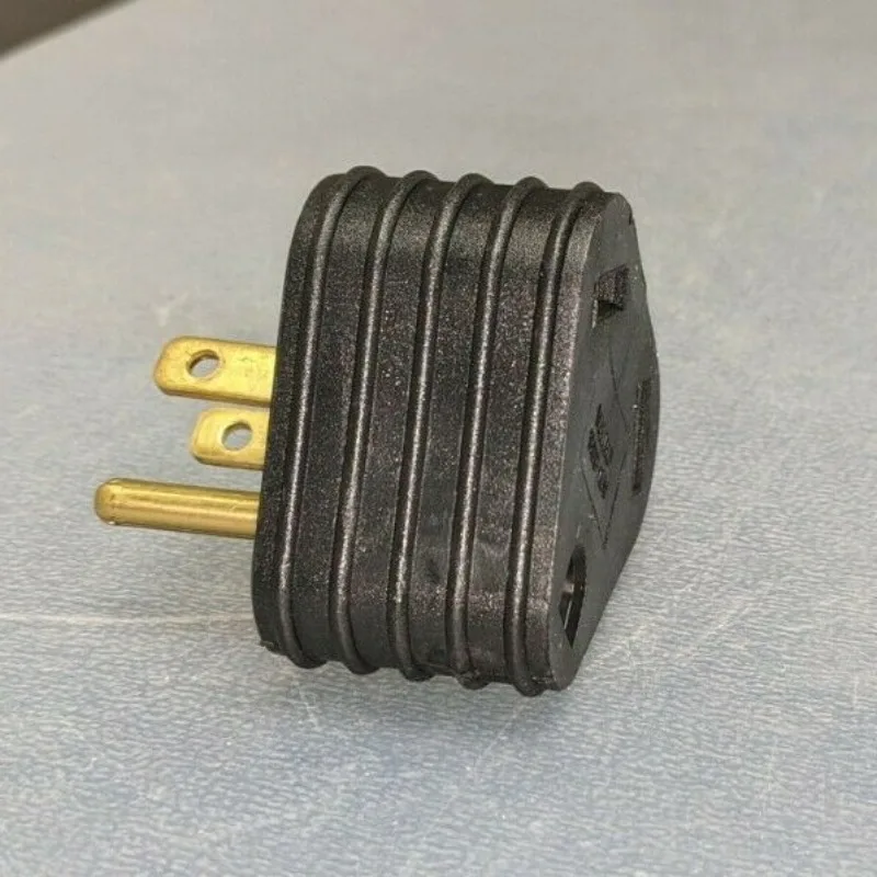 قابس مهايئ كهربائي RV 15AMP ذكر إلى 30AMP أنثى للتخييم #4