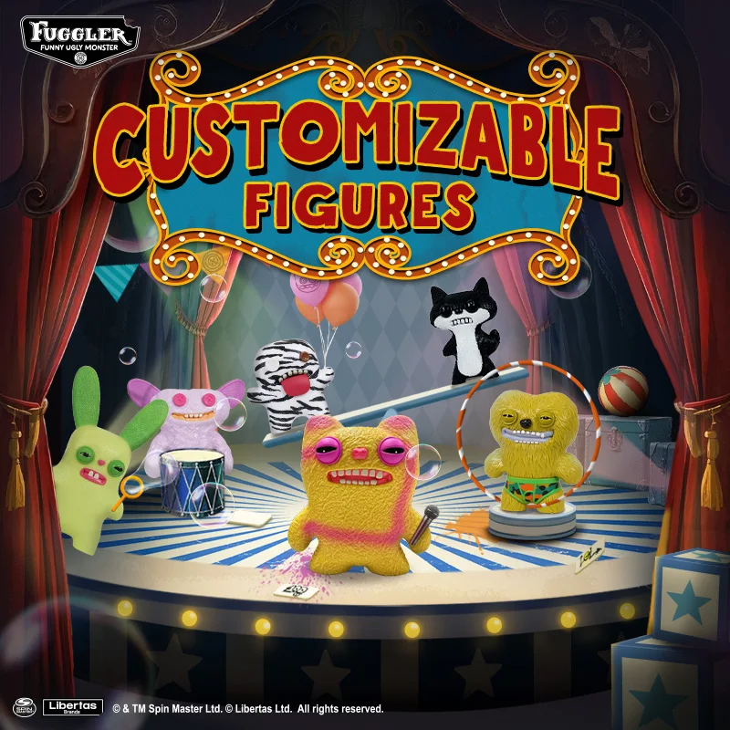 

Fuggler Action Figures Replaceable Accessories Assemble Doll Teeth Monster Ugly Cute Funny Cartoon Model Toys Chlidren Gifts