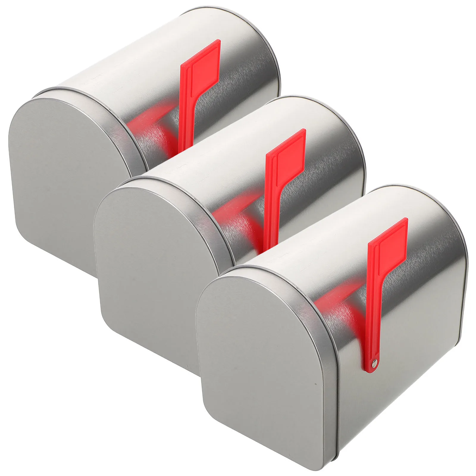 3 قطعة صندوق بريد عيد الميلاد على شكل حاويات القصدير علب تخزين خمر للحلويات الصغيرة الحلوى الشوكولاته تخزين ستوفير #5