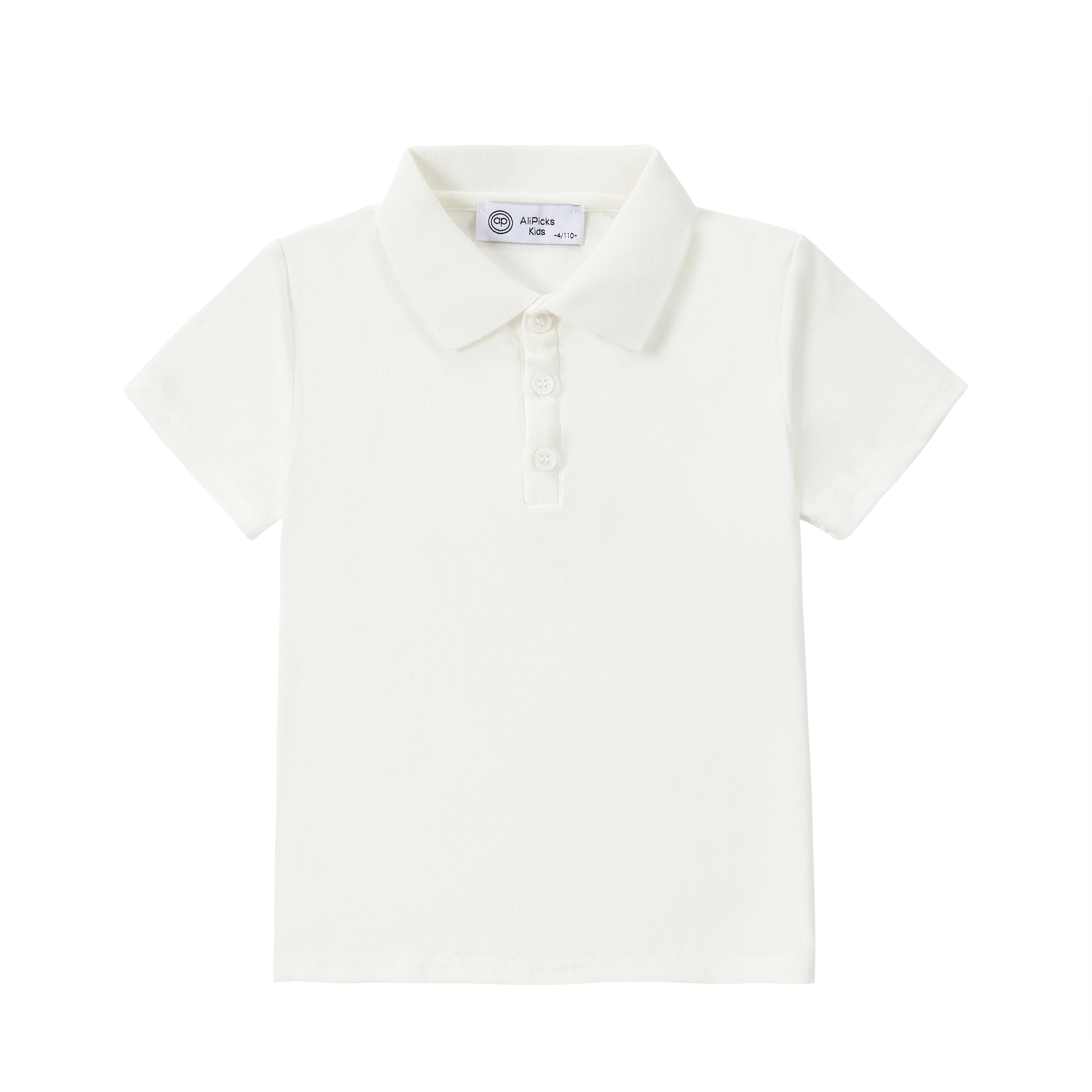Cobalt Embroidery Collection – White Modal Polo